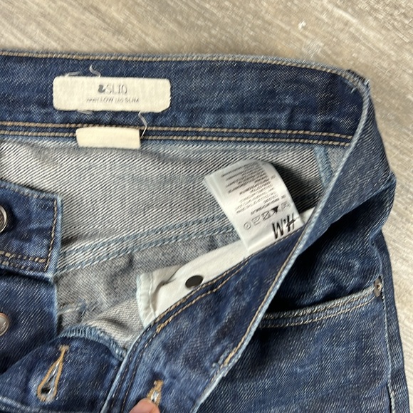 H & M &Sliq Dark Denim Men’s Jeans 29 x 32 - Picture 3 of 7